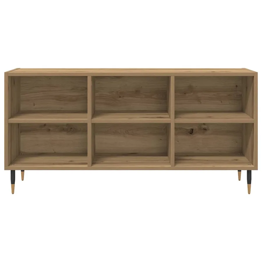 Meuble TV 103,5 x 30 x 50 cm Chêne artisanal Bois d'ingénierie - 5