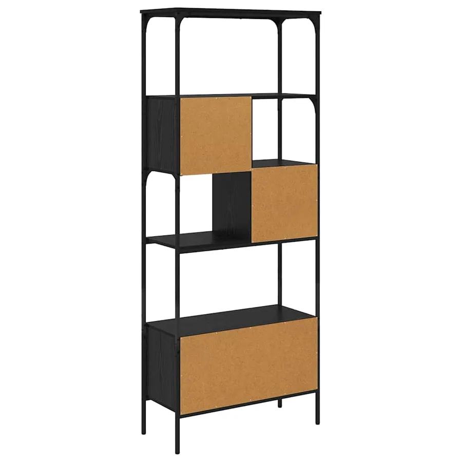 Bibliothèque Chêne noir 76 x 33 x 188,5 cm Bois d'ingénierie - 7