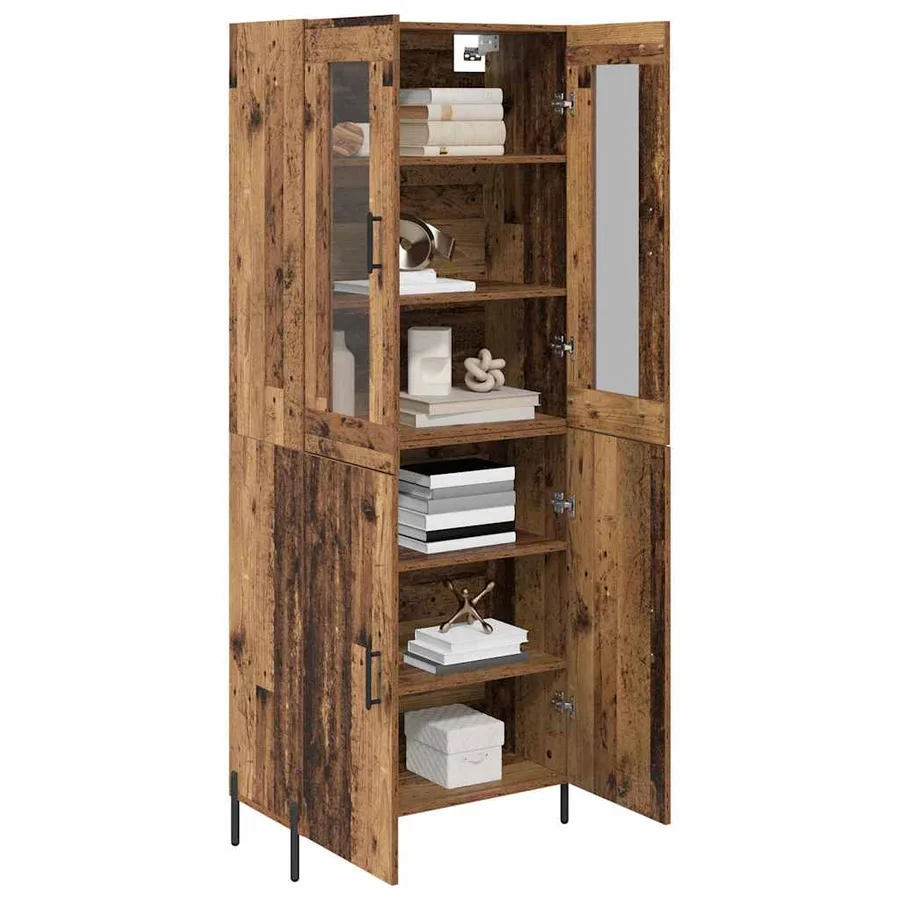 Haut Armoire Bois Ancien 69,5 x 34 x 180 cm Bois d'ingénierie - 3