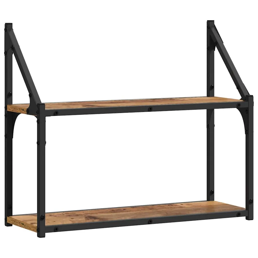 Étagère Murale Bois ancien 60 x 21 x 51 cm Bois d'ingénierie - 2