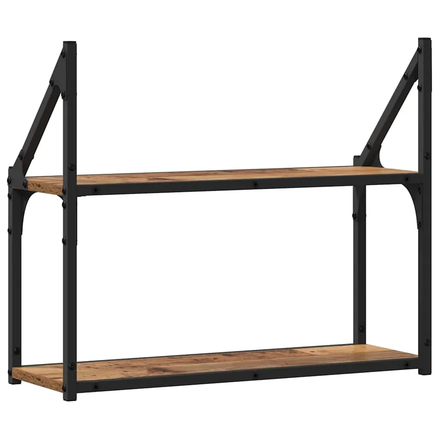 Étagère Murale Bois ancien 60 x 21 x 51 cm Bois d'ingénierie - 7