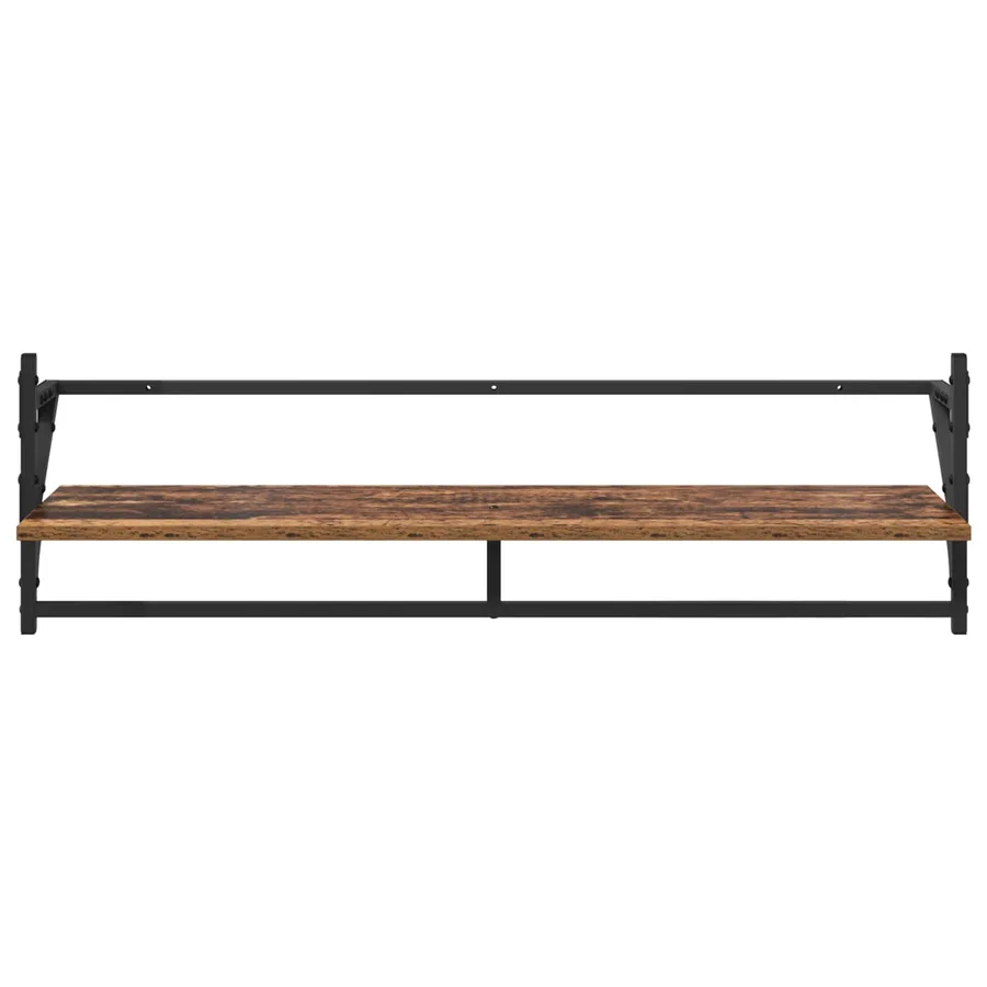 Ensemble d'étagères murales 6 pcs Bois Ancien 100 x 25 x 30 cm - 13