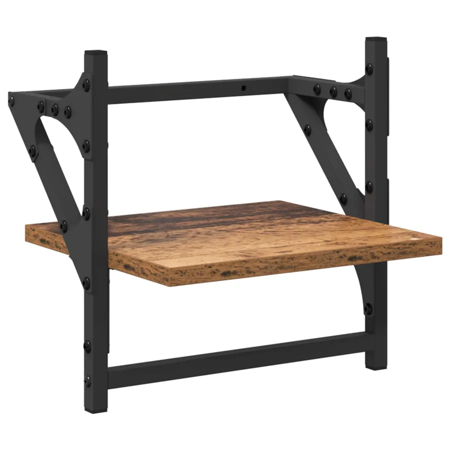 Ensemble d'étagères murales 6 pcs Bois Ancien 100 x 25 x 30 cm - 5