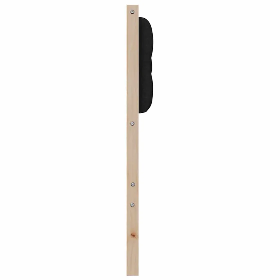 Tête de lit Autre Marron et noir 200 cm Bois massif en pin - 5
