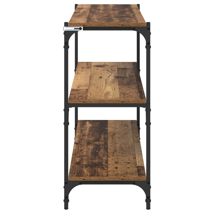 Bibliothèque Bois ancien 100 x 33 x 70,5 cm - 6