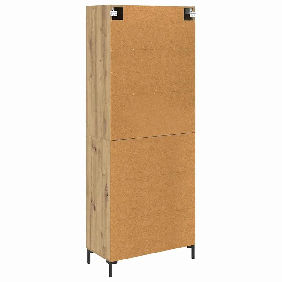 Haut Armoire 2 pcs Chêne artisanal 69,5 x 34 x 180 cm - 10