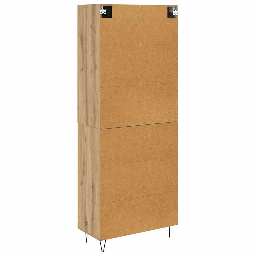 Haut Armoire Chêne artisanal 69,5 x 34 x 180 cm - 8