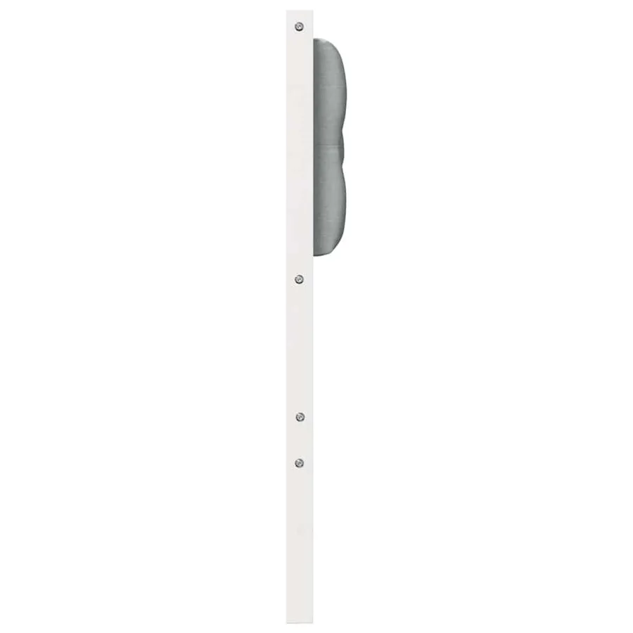 Tête de lit Autre Blanc et gris clair 200 cm Bois massif en pin - 5
