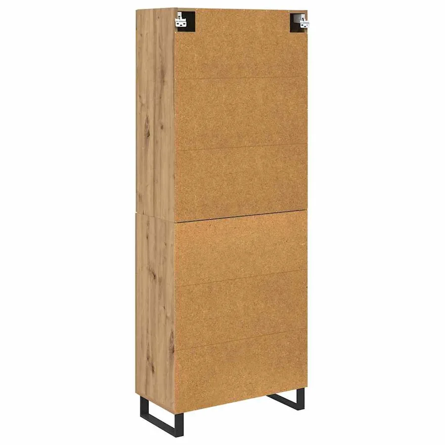 Haut Armoire 2 pcs Chêne artisanal 69,5 x 34 x 180 cm - 10