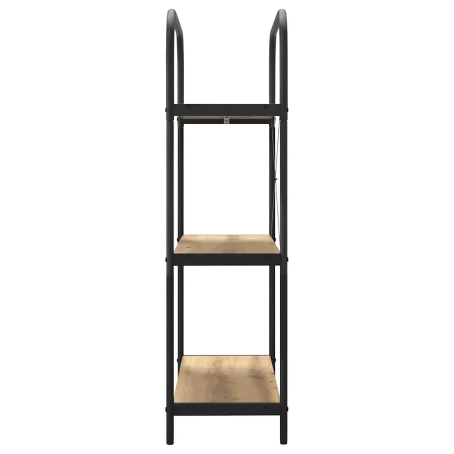 Étagère 3 niveaux 80 x 30 x 109 cm Bois d'ingénierie - 6