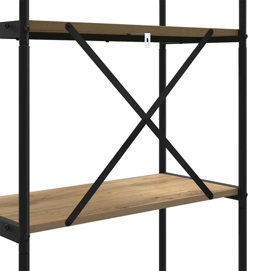Étagère 3 niveaux 80 x 30 x 109 cm Bois d'ingénierie - 9