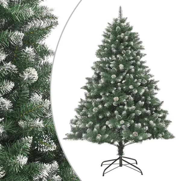 Sapin de Noël artificiel avec support 180 cm PVC