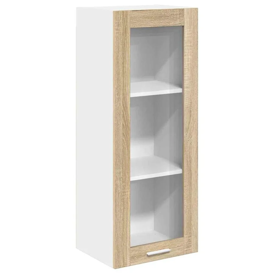 Armoire suspendue avec stockage Chêne Sonoma 40 x 31 x 100 cm - 2