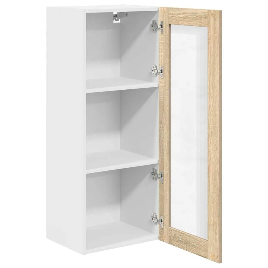 Armoire suspendue avec stockage Chêne Sonoma 40 x 31 x 100 cm - 5