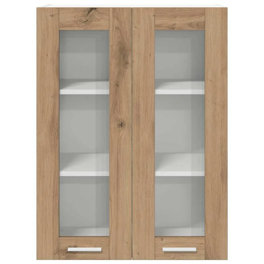Armoire suspendue Riga Chêne artisanal 60 x 31 x 80 cm - 6