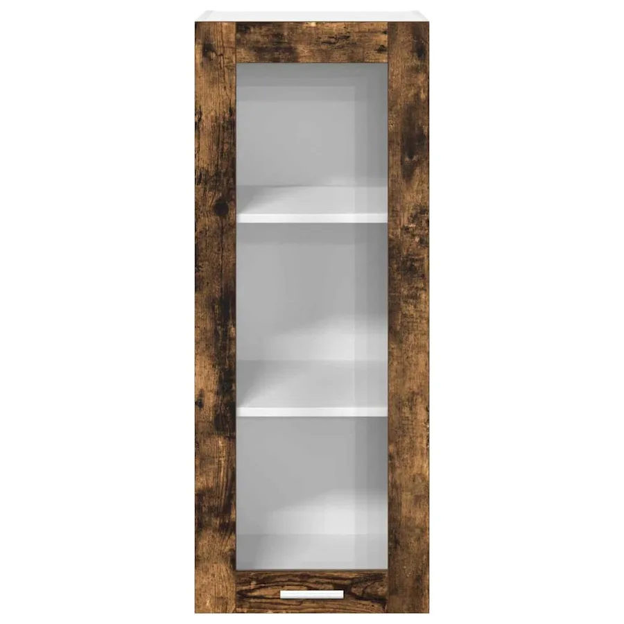 Armoire suspendue Chêne fumé 40 x 31 x 100 cm Bois d'ingénierie - 6