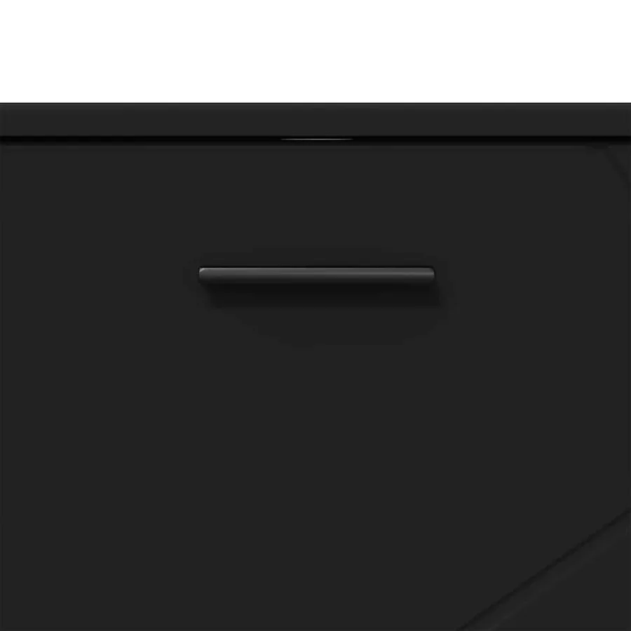 Cabinet de salle de bain avec tiroir Noir 76,5 x 35 x 64 cm - 10