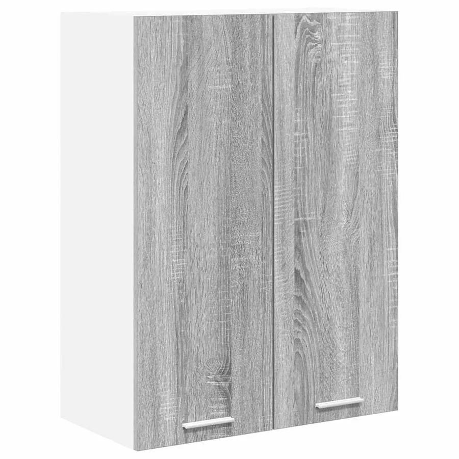 Armoire suspendue Gris Sonoma 60 x 31 x 80 cm Bois d'ingénierie - 2