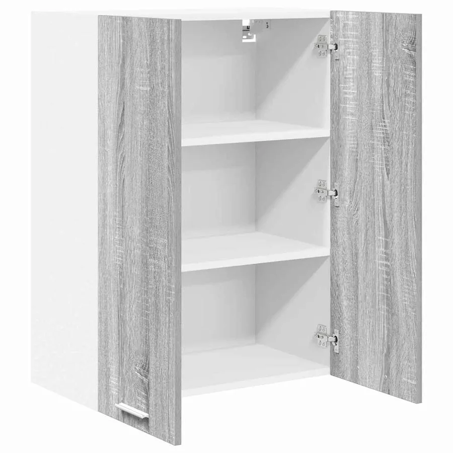 Armoire suspendue Gris Sonoma 60 x 31 x 80 cm Bois d'ingénierie - 5