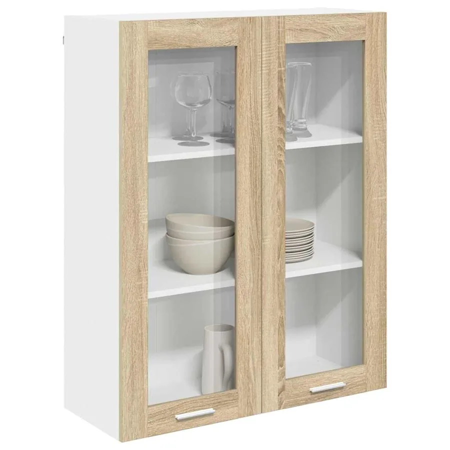 Armoire suspendue avec stockage Chêne Sonoma 80 x 31 x 100 cm - 3