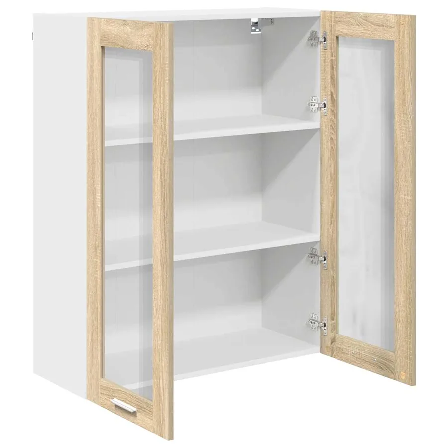 Armoire suspendue avec stockage Chêne Sonoma 80 x 31 x 100 cm - 5