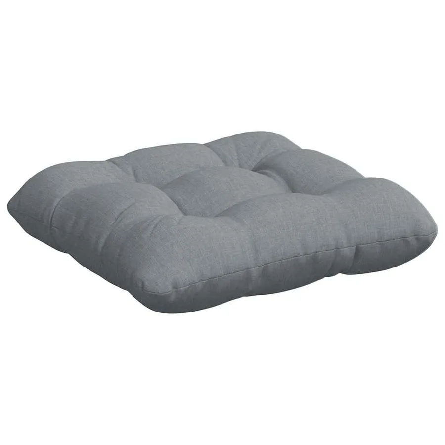 Coussins de siège 4 pcs Gris clair 40 x 40 x 12 cm tissu - 5