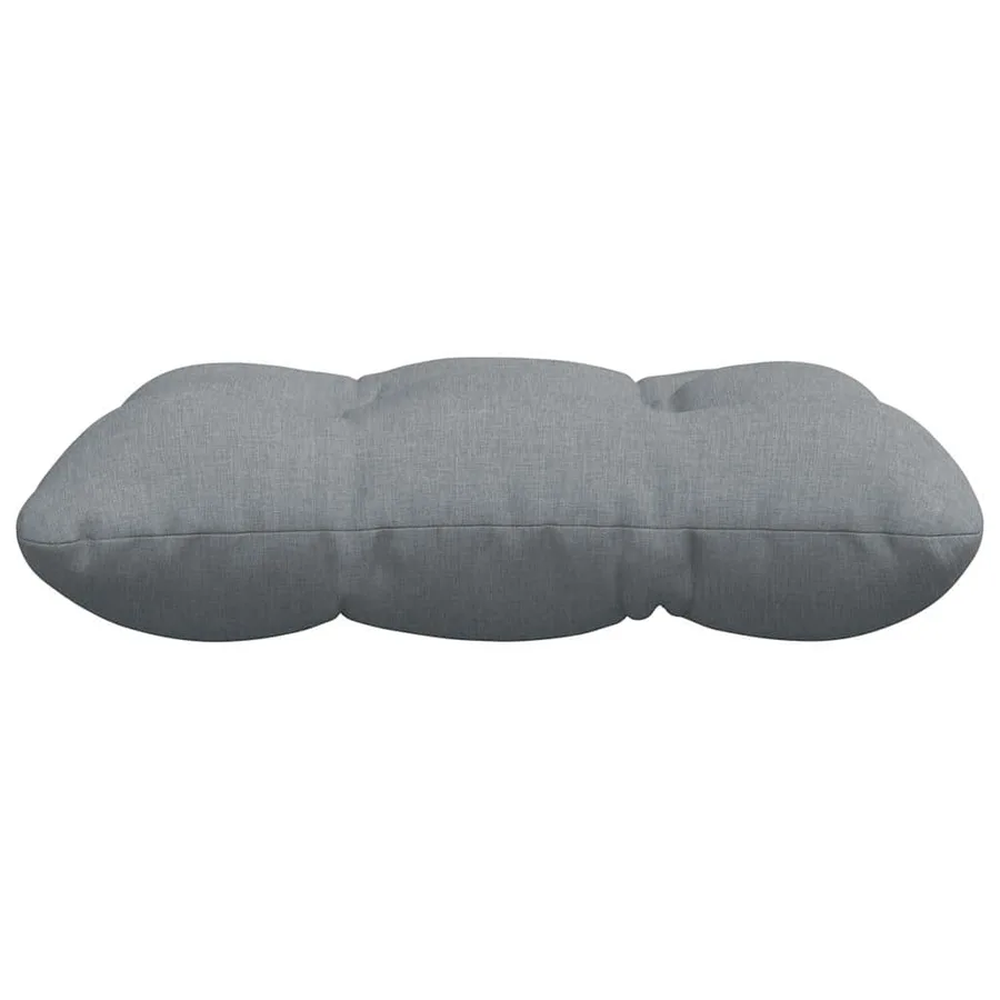 Coussins de siège 4 pcs Gris clair 40 x 40 x 12 cm tissu - 6