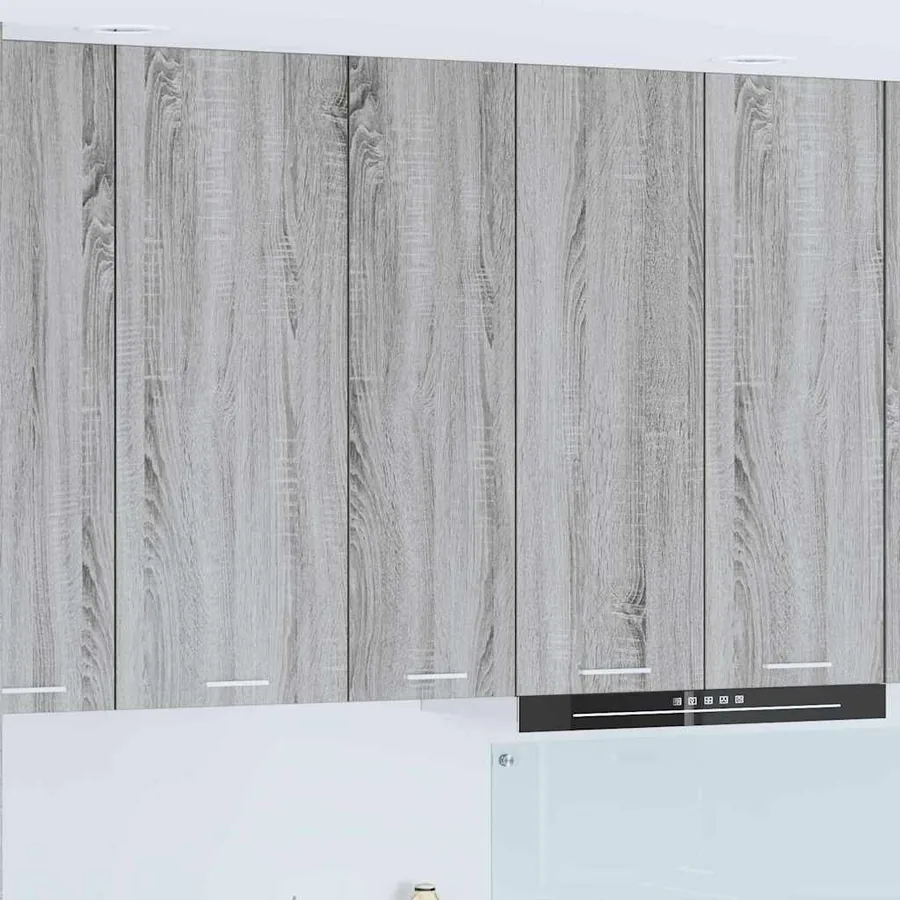 Armoire suspendue avec stockage Gris Sonoma 30 x 31 x 100 cm