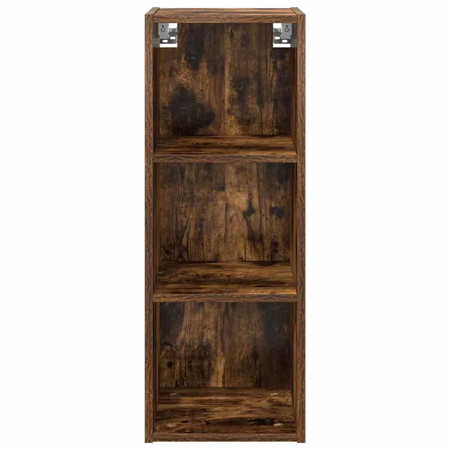Armoire suspendue avec stockage Chêne fumé 30 x 29,5 x 80 cm - 5