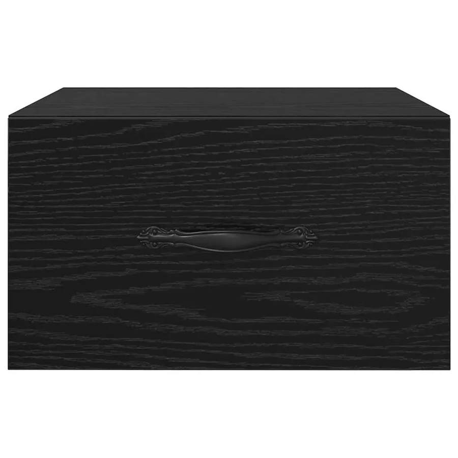 Cabinet de chevet Chêne noir 35 x 35 x 20 cm Bois d'ingénierie - 6