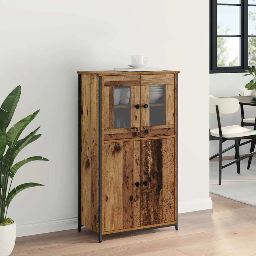 Haut Armoire Bois Ancien 62 x 32 x 106,5 cm Bois d'ingénierie - 4