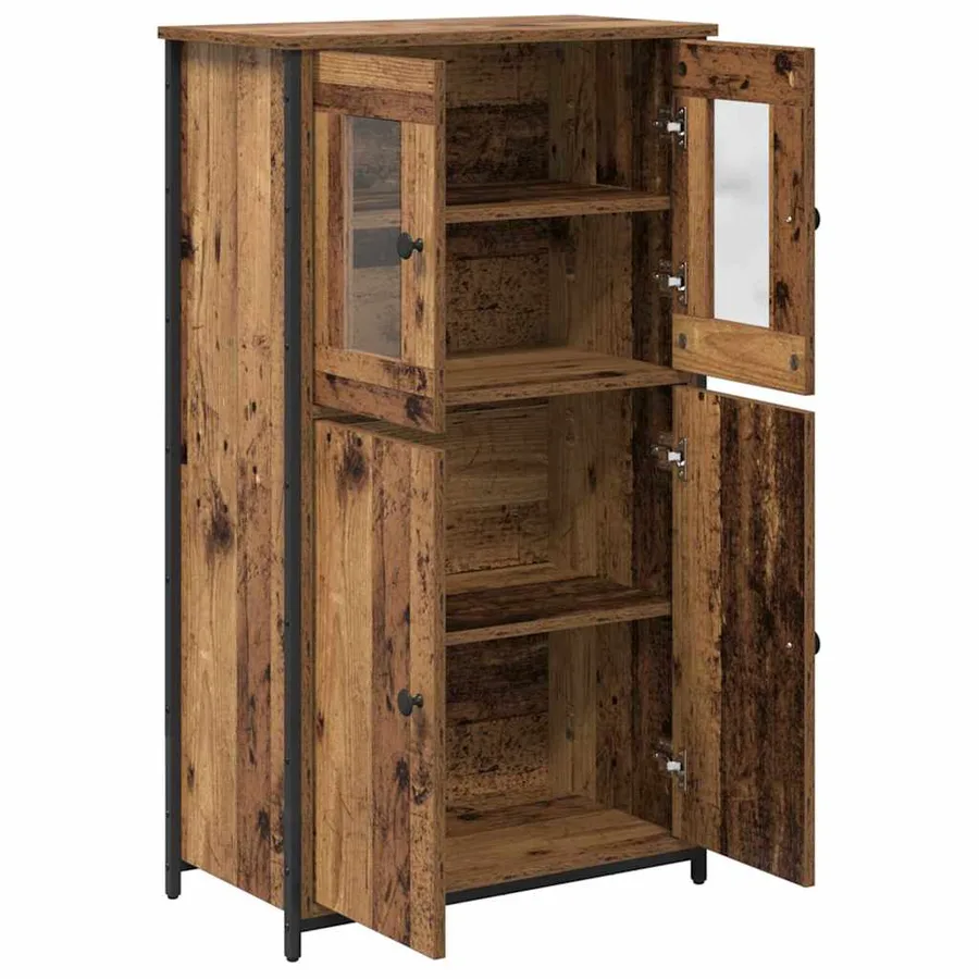 Haut Armoire Bois Ancien 62 x 32 x 106,5 cm Bois d'ingénierie - 5