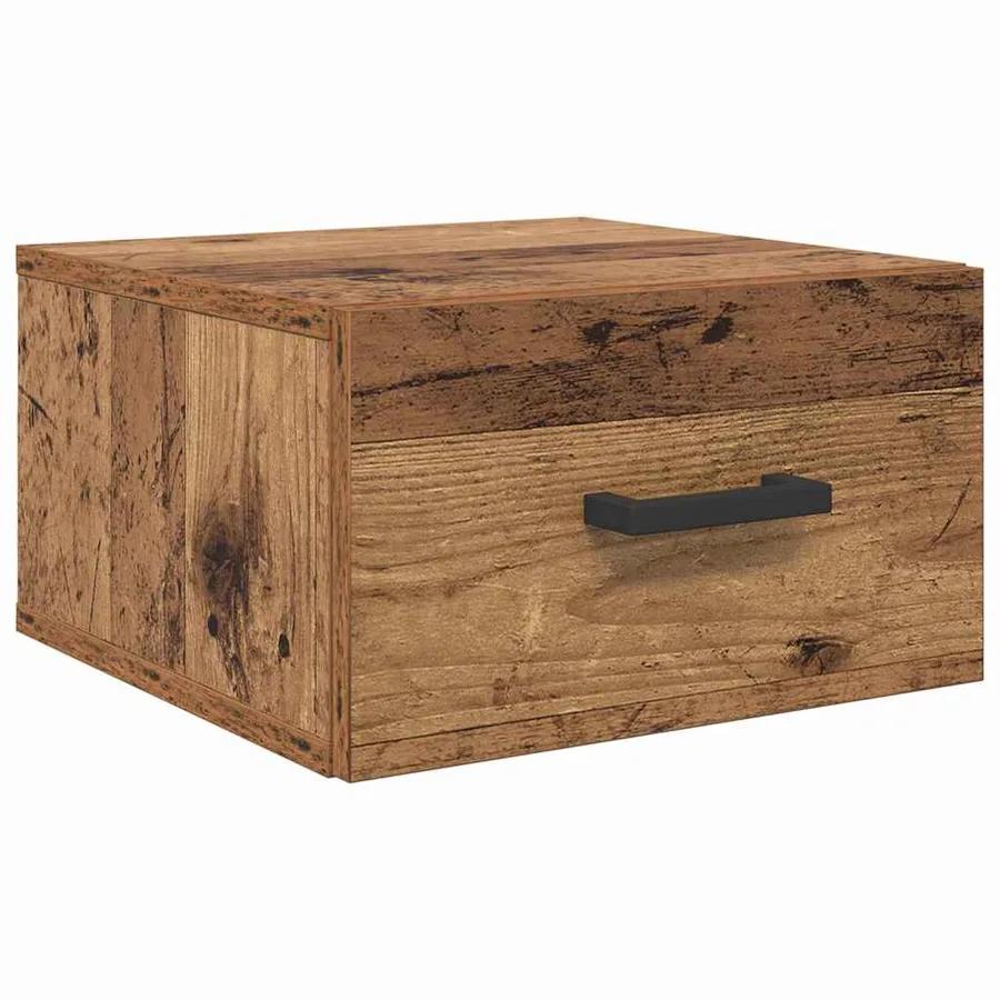 Cabinet de chevet Bois ancien 35 x 35 x 20 cm Bois d'ingénierie - 2