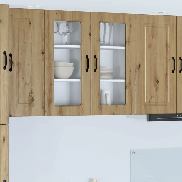 Panneau de lave-vaisselle Kalmar 2 pcs Chêne artisanal