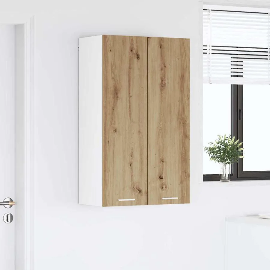 Armoire suspendue avec porte Chêne artisanal 60 x 31 x 100 cm - 4