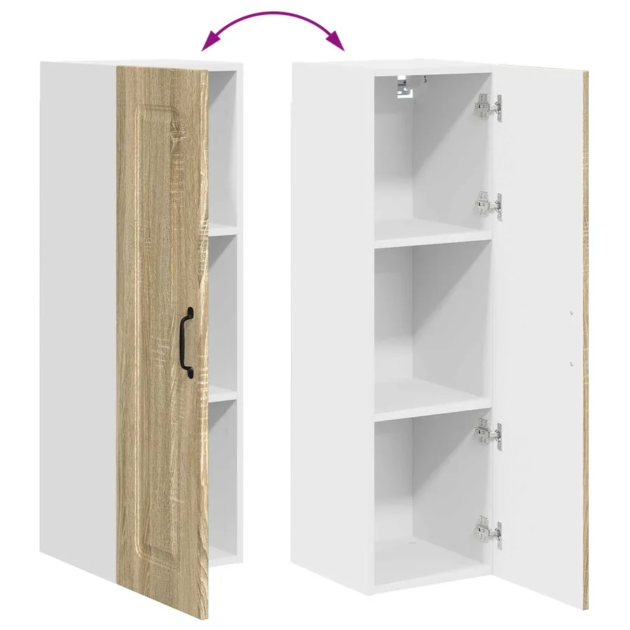 Panneau de lave-vaisselle Kalmar Chêne Sonoma 30 x 31 x 100 cm - 11