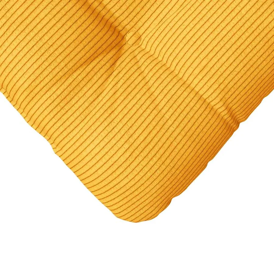 Coussins de siège 4 pcs Jaune clair 45 x 45 cm - 9