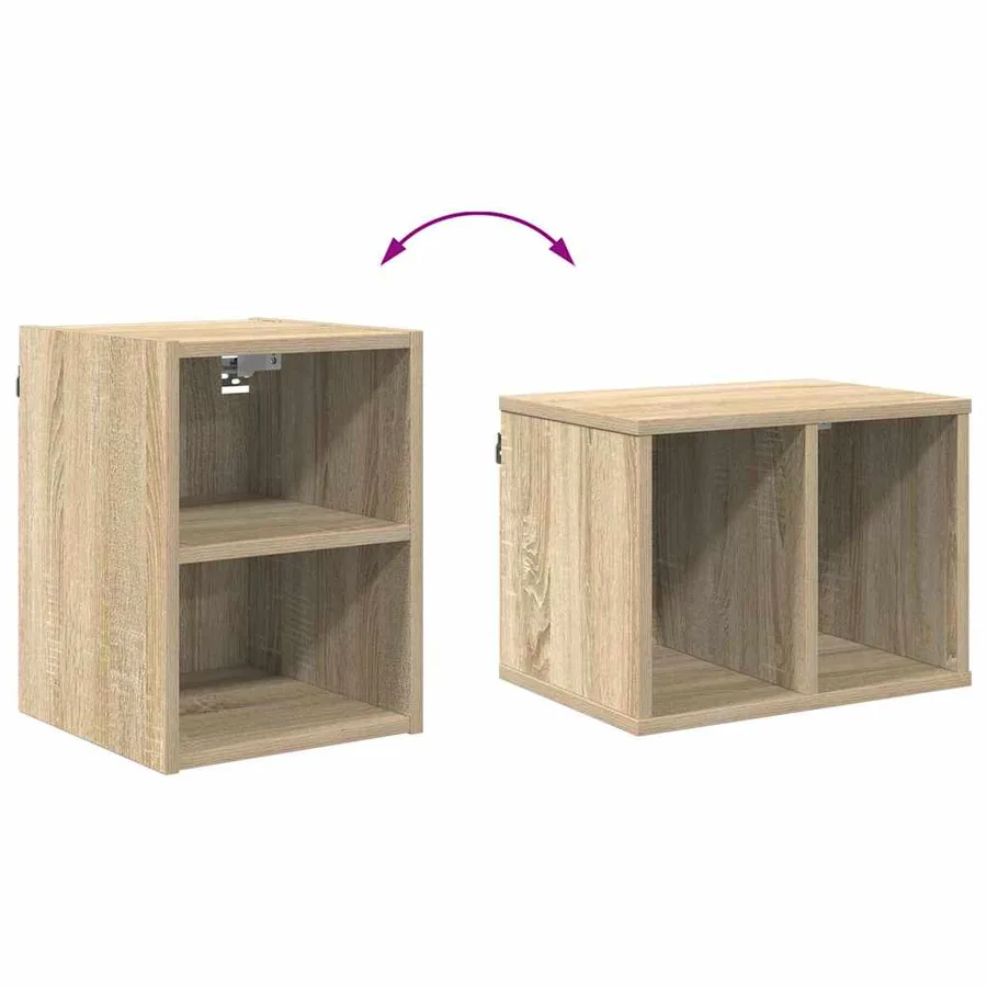 Armoire suspendue avec stockage Chêne Sonoma 30 x 29,5 x 40 cm - 8