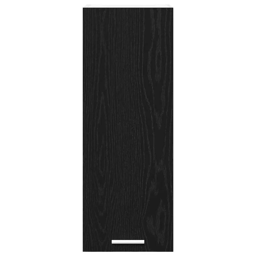 Armoire suspendue 2 pcs Chêne noir et Blanc 30 x 31 x 80 cm - 7