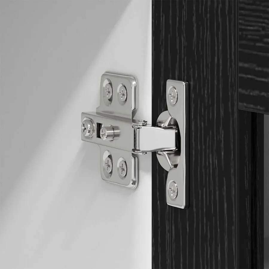 Armoire suspendue avec porte 2 pcs Chêne noir 40 x 31 x 40 cm - 10