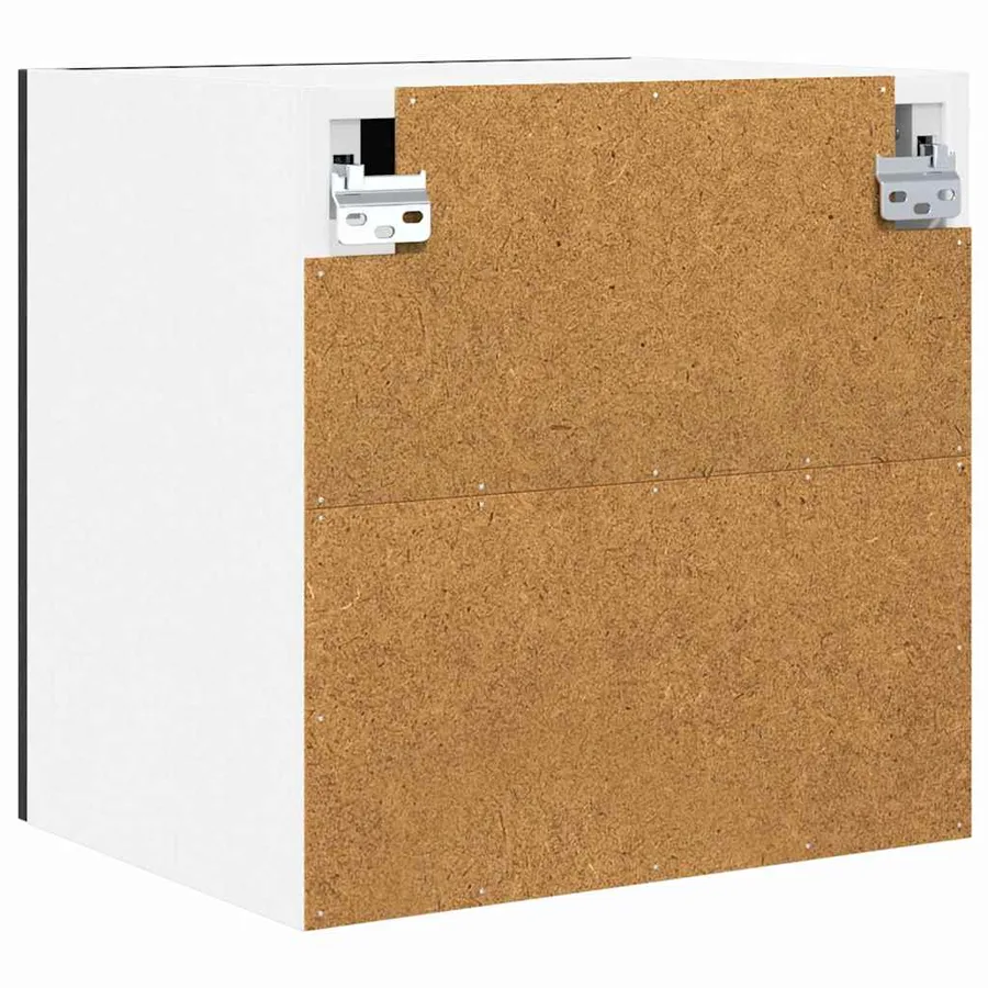 Armoire suspendue avec porte 2 pcs Chêne noir 40 x 31 x 40 cm - 9