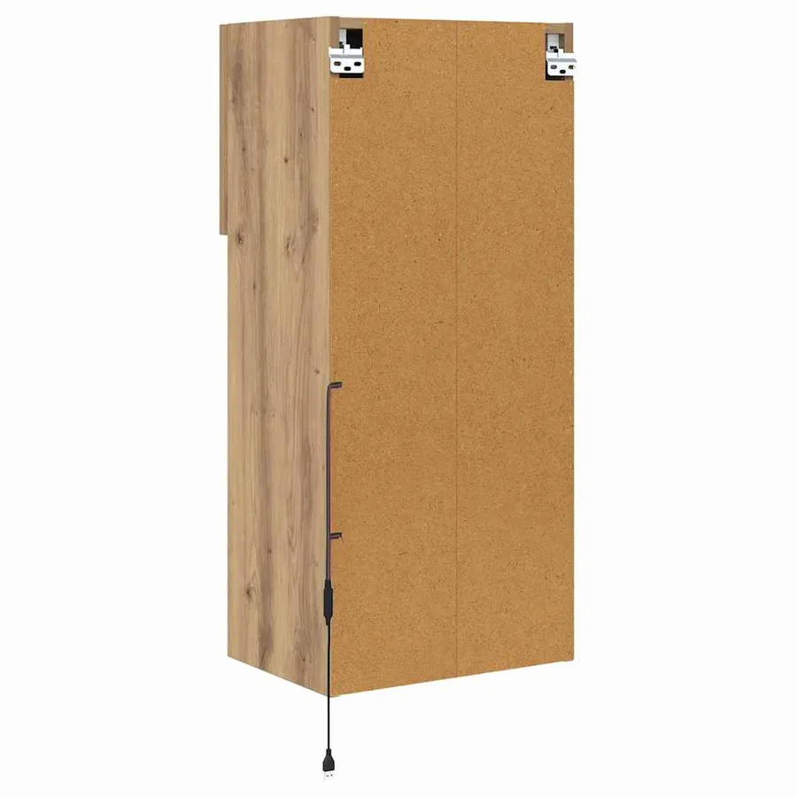 Meubles TV muraux 2 pcs Chêne artisanal Bois d'ingénierie - 8