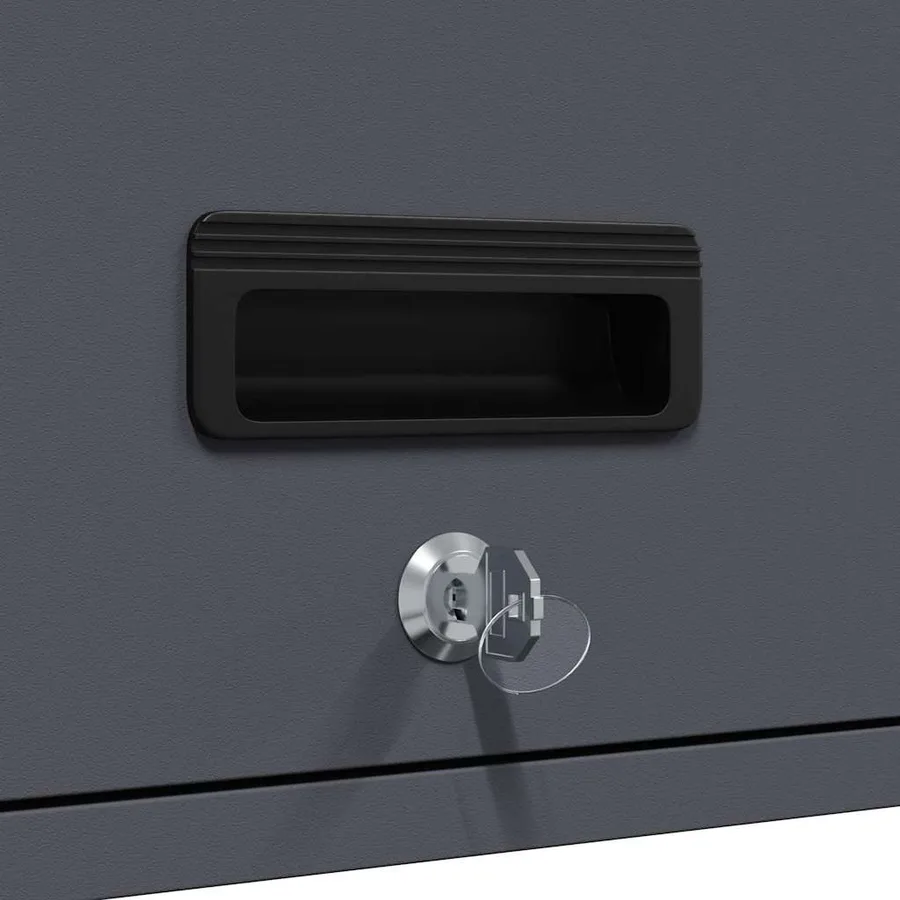 Armoire murale pour garage Anthracite 90 x 33 x 35 cm - 11