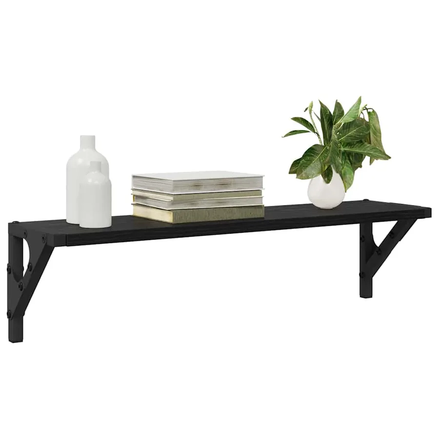 Étagères Murales 2 pcs Chêne noir 60 x 15 x 15,5 cm - 3