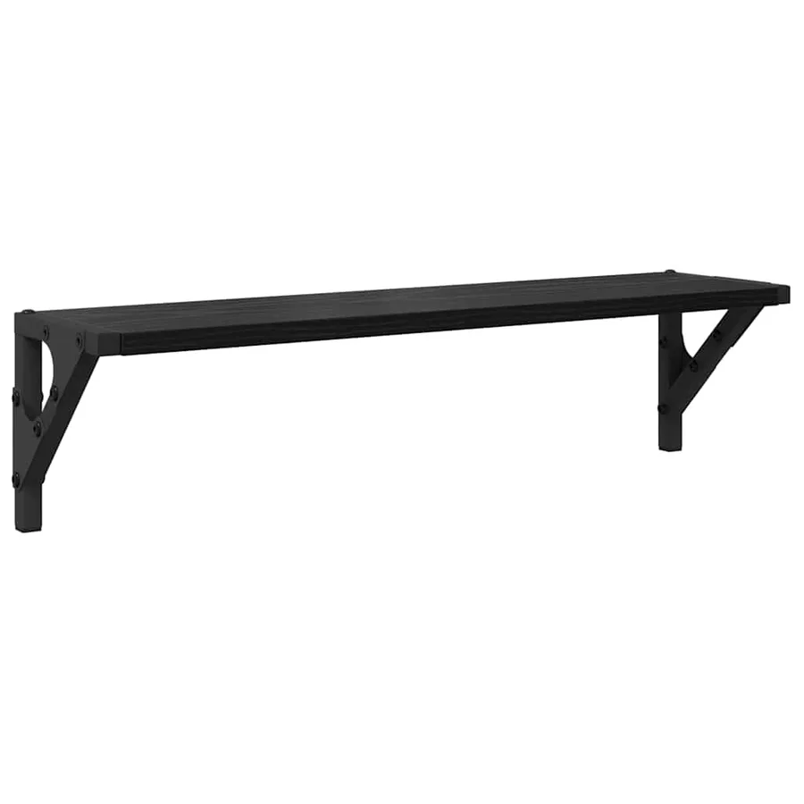 Étagères Murales 2 pcs Chêne noir 60 x 15 x 15,5 cm - 5