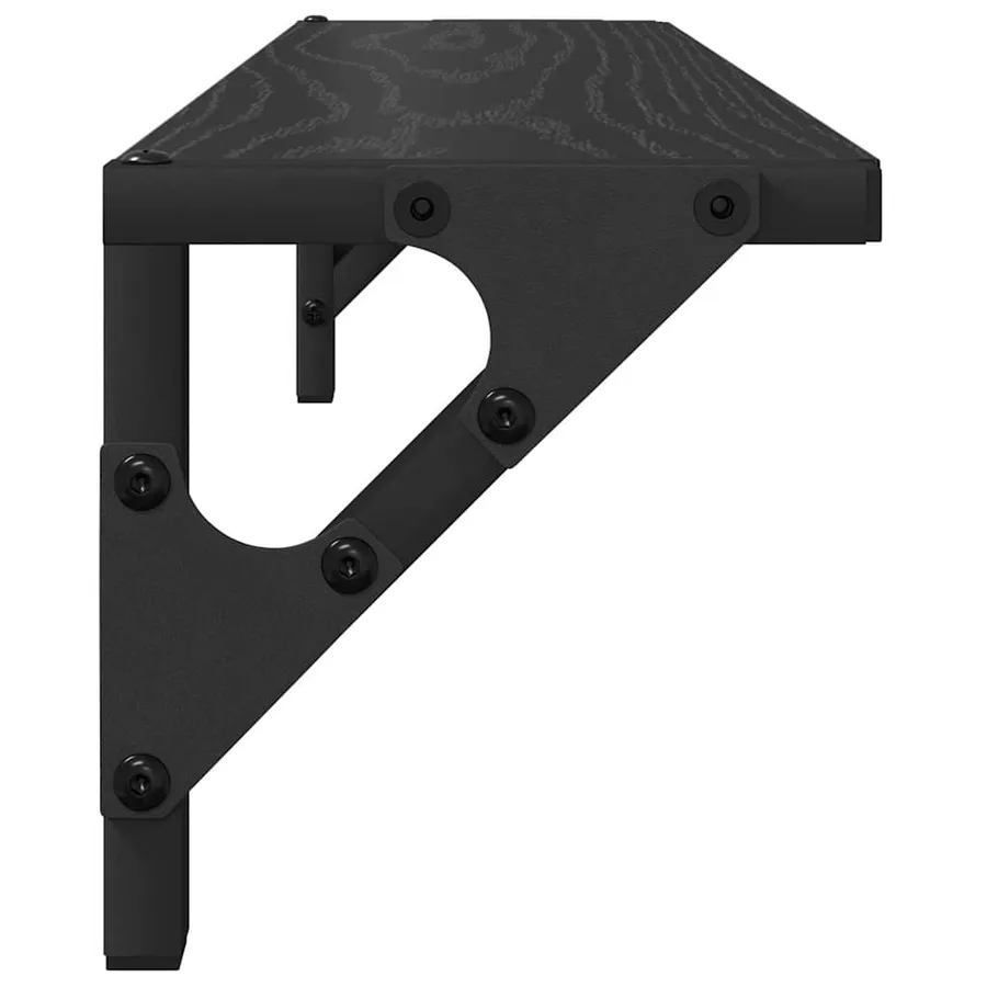 Étagères Murales 2 pcs Chêne noir 60 x 15 x 15,5 cm - 7