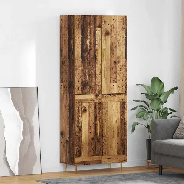 Haut Armoire Bois Ancien 69,5 x 34 x 180 cm Bois d'ingénierie