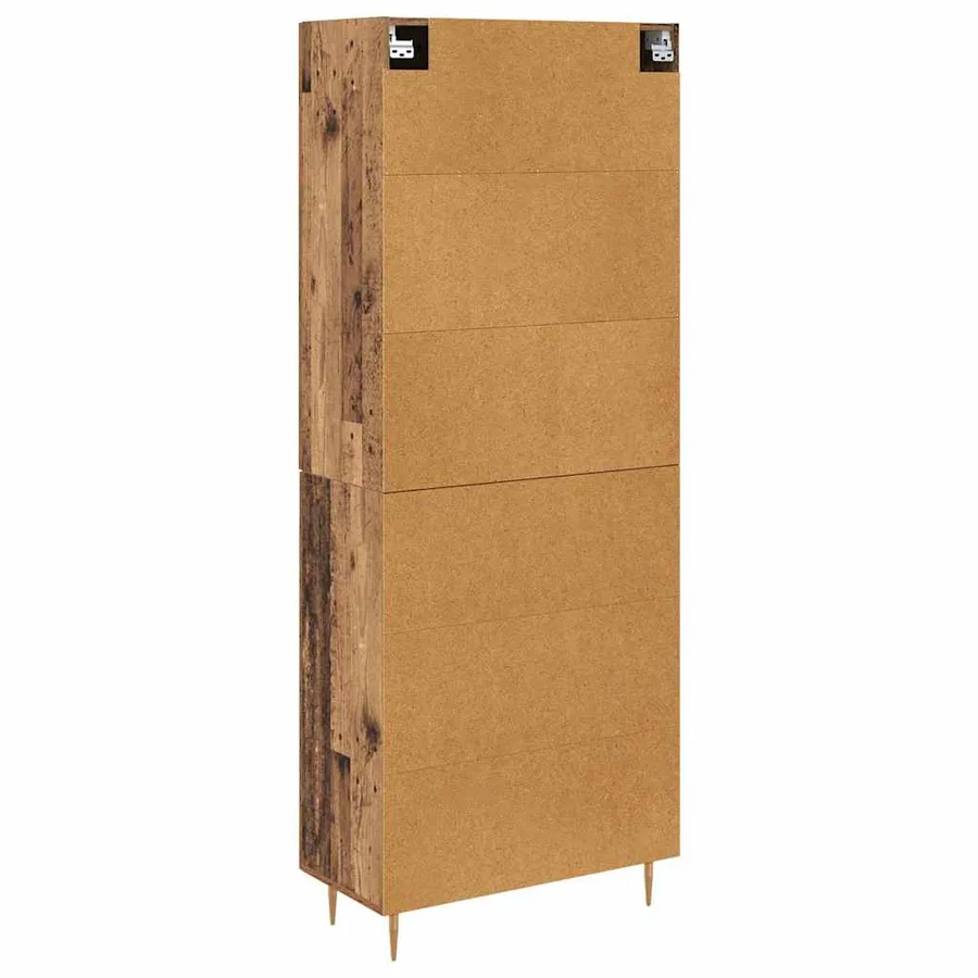 Haut Armoire Bois Ancien 69,5 x 34 x 180 cm Bois d'ingénierie - 8