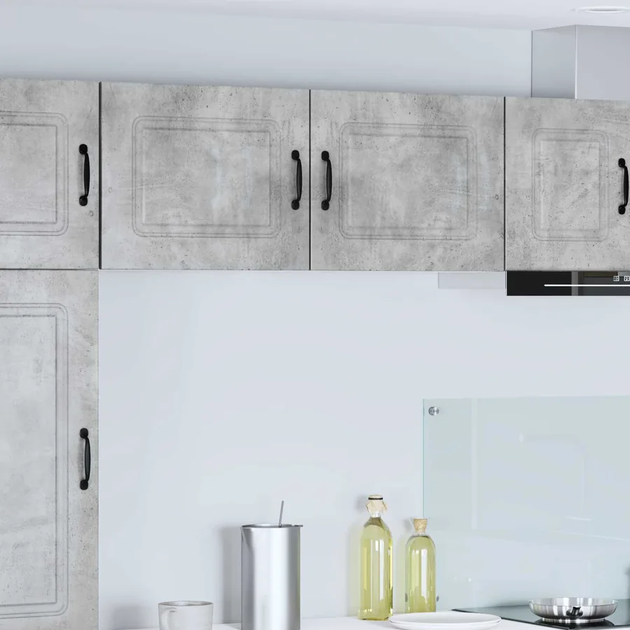 Panneau de lave-vaisselle Kalmar 2 pcs Gris béton