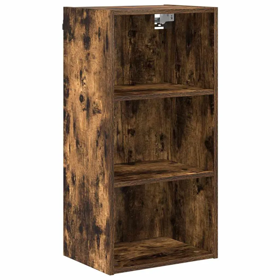 Armoire suspendue avec stockage Chêne fumé 40 x 29,5 x 80 cm - 2